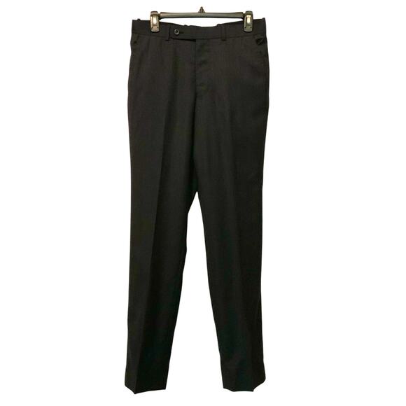 Trunk Club Custom Dress Pants Flat Front Navy Blue Stripe Mens 31x34 - Picture 1 of 9